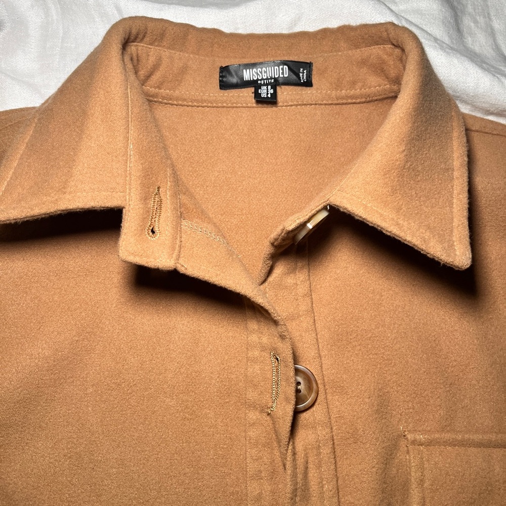 Brown Button-Up Jacket - image 4